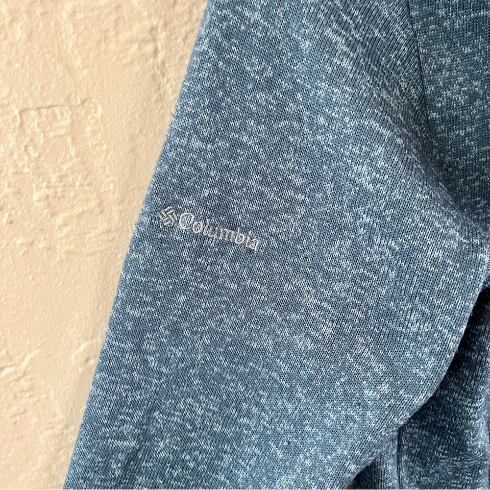Columbia Castle Peak Blue Hooded Pullover Women’s Side Medium - Picture 5 of 6